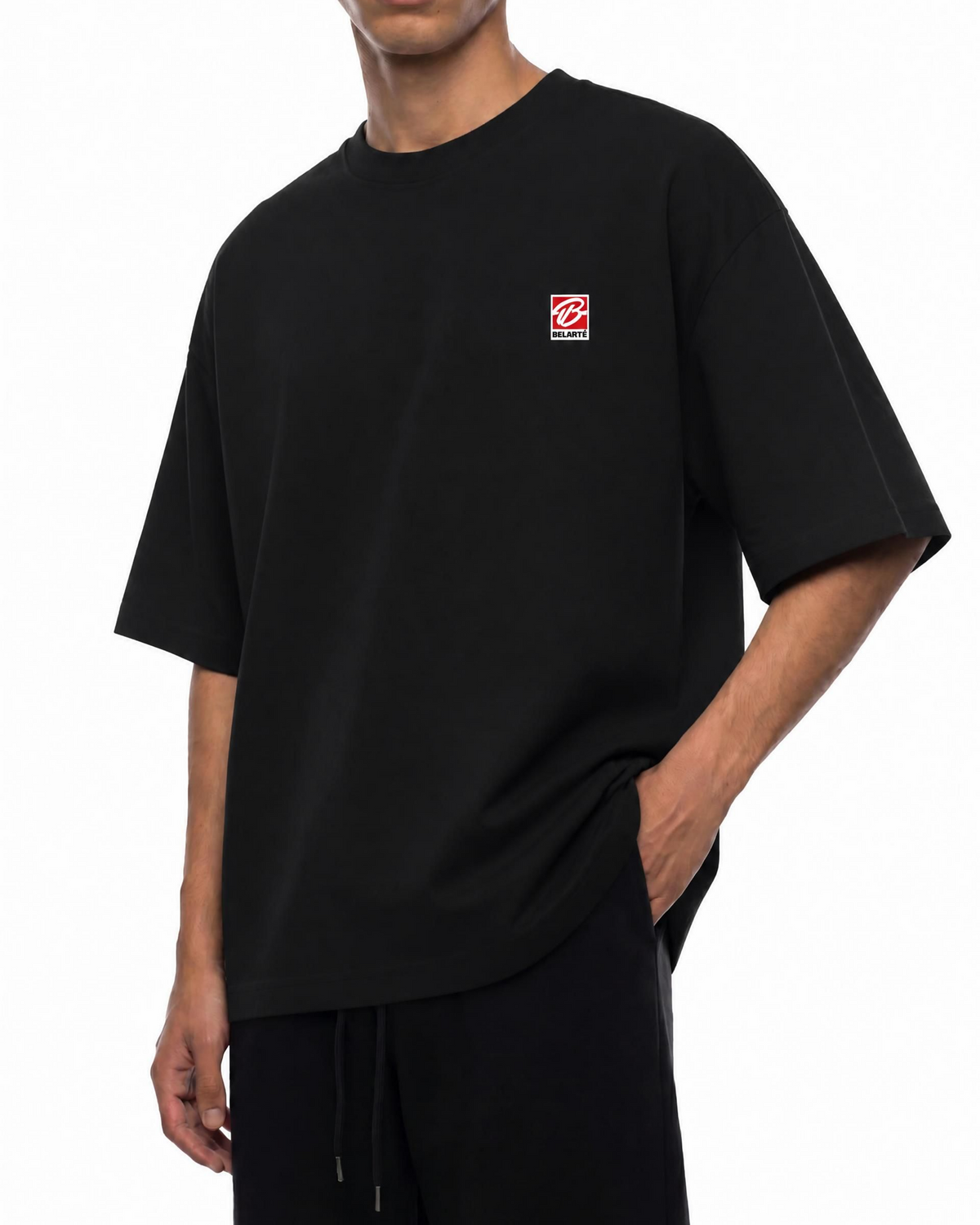Belarté Small Logo Oversized Streetwear T-Shirt - product photograph 2 of 3