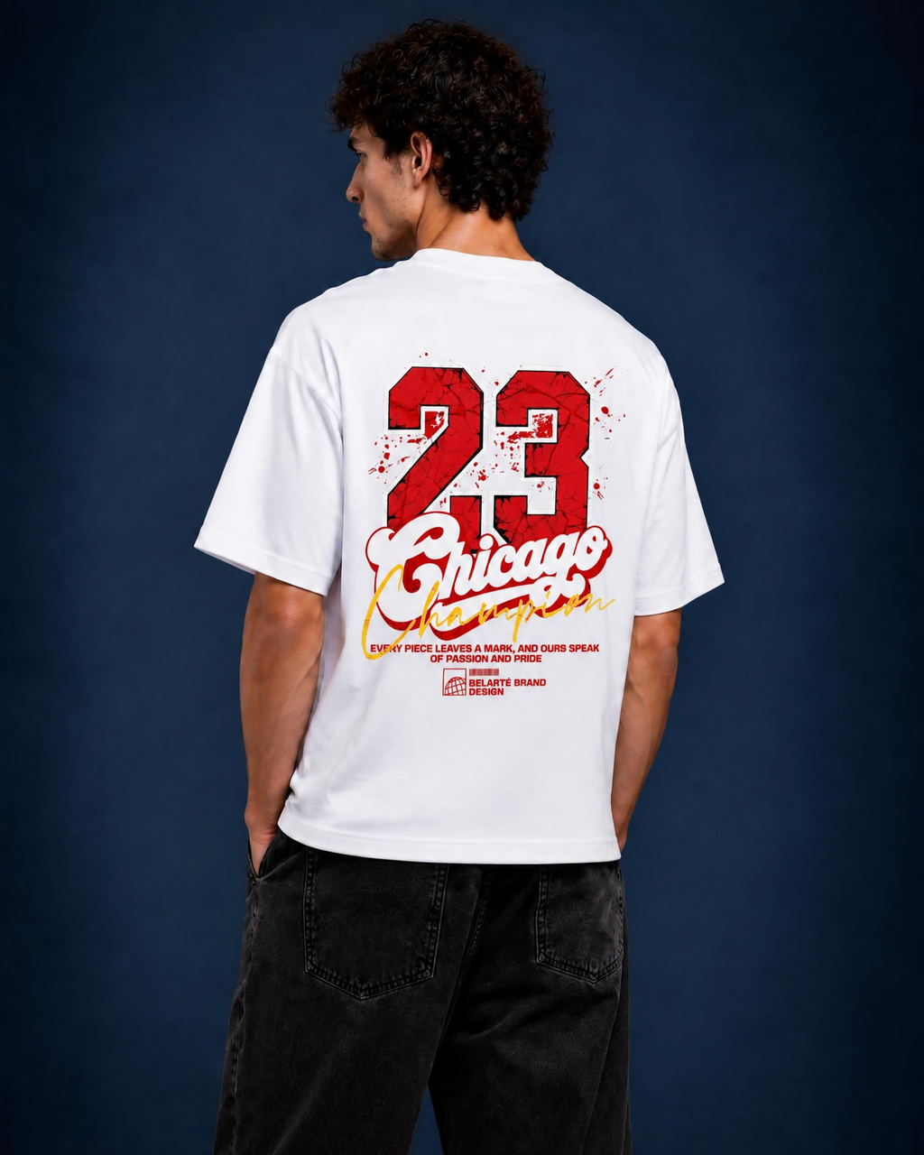 Belarté 23 Urban Graphic Streetwear Oversized T-Shirt