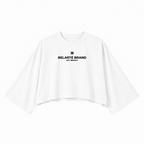 Belarté Women's Oversized Batwing Crop T-shirt - product photograph 5 of 5