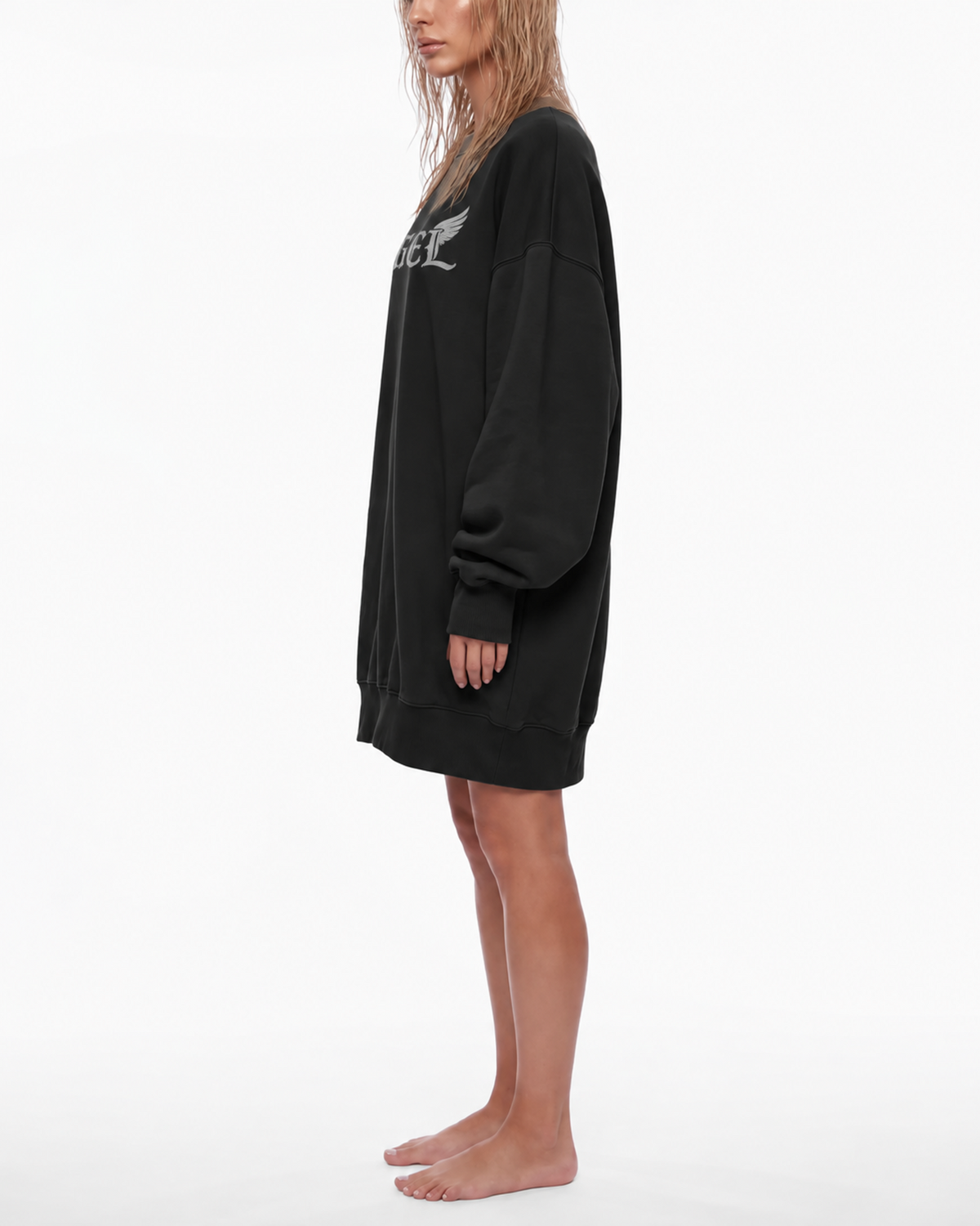 Belarté Fallen Angel women's oversized vintage washed sweatshirt dress - product image 4 of 13