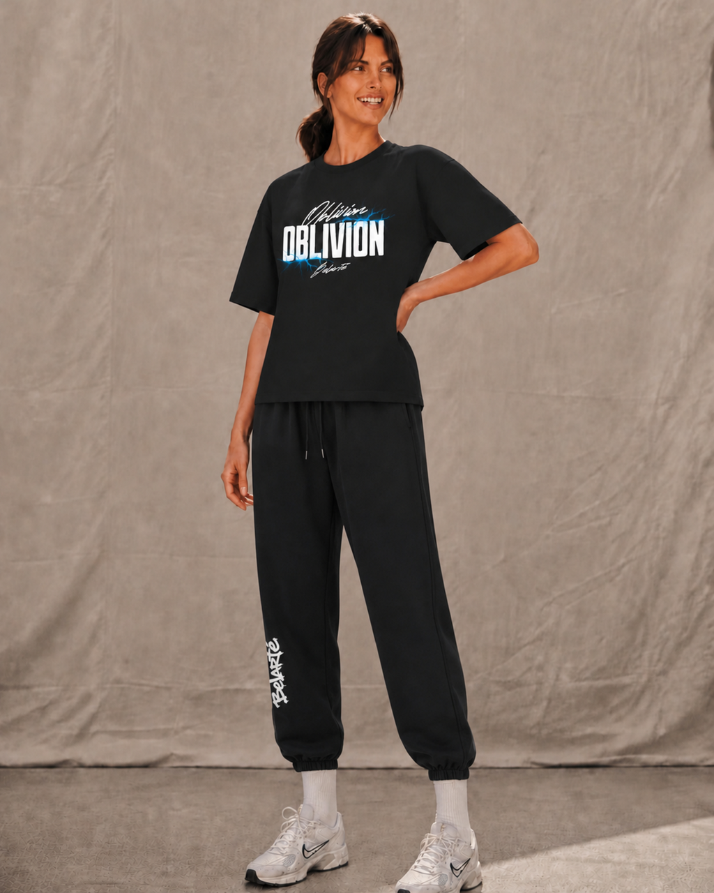 Belarté Oblivion Blind Vision Streetwear Graphic Oversized T-Shirt