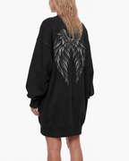 Belarté Fallen Angel women's oversized vintage washed sweatshirt dress - product image 2 of 13