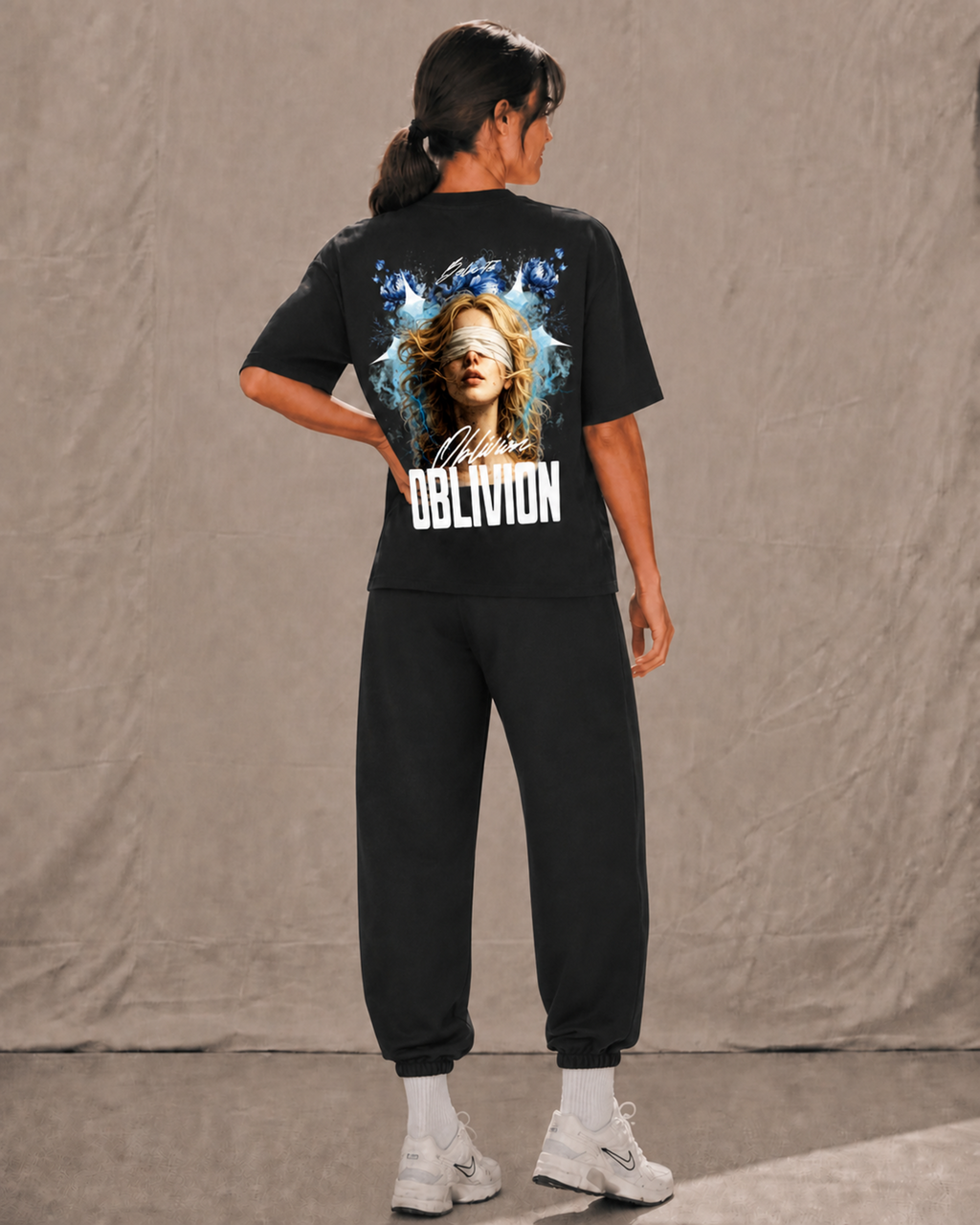 Belarté Oblivion Blind Vision Streetwear Graphic Oversized T-Shirt