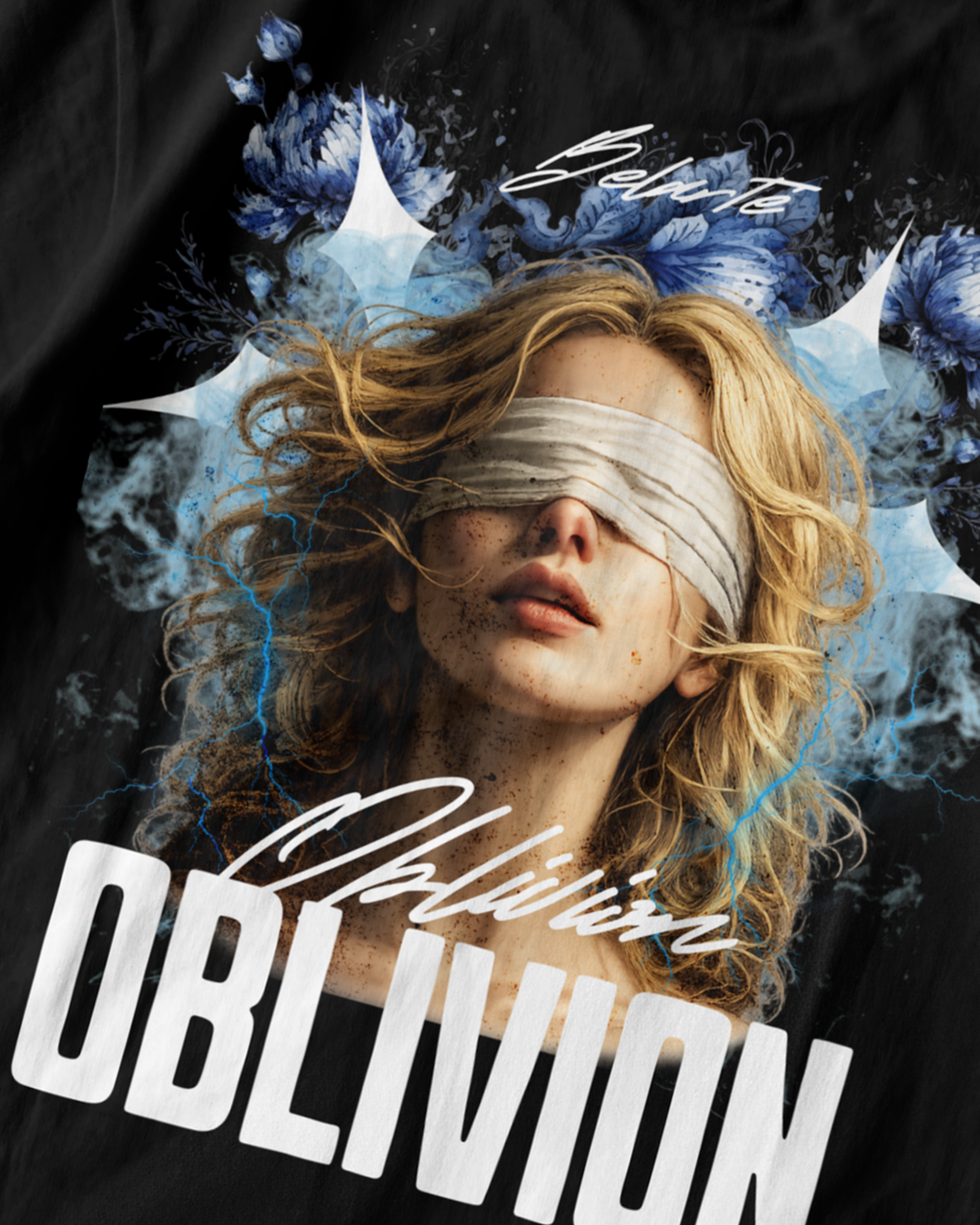 Belarté Oblivion Blind Vision Streetwear Graphic Oversized T-Shirt