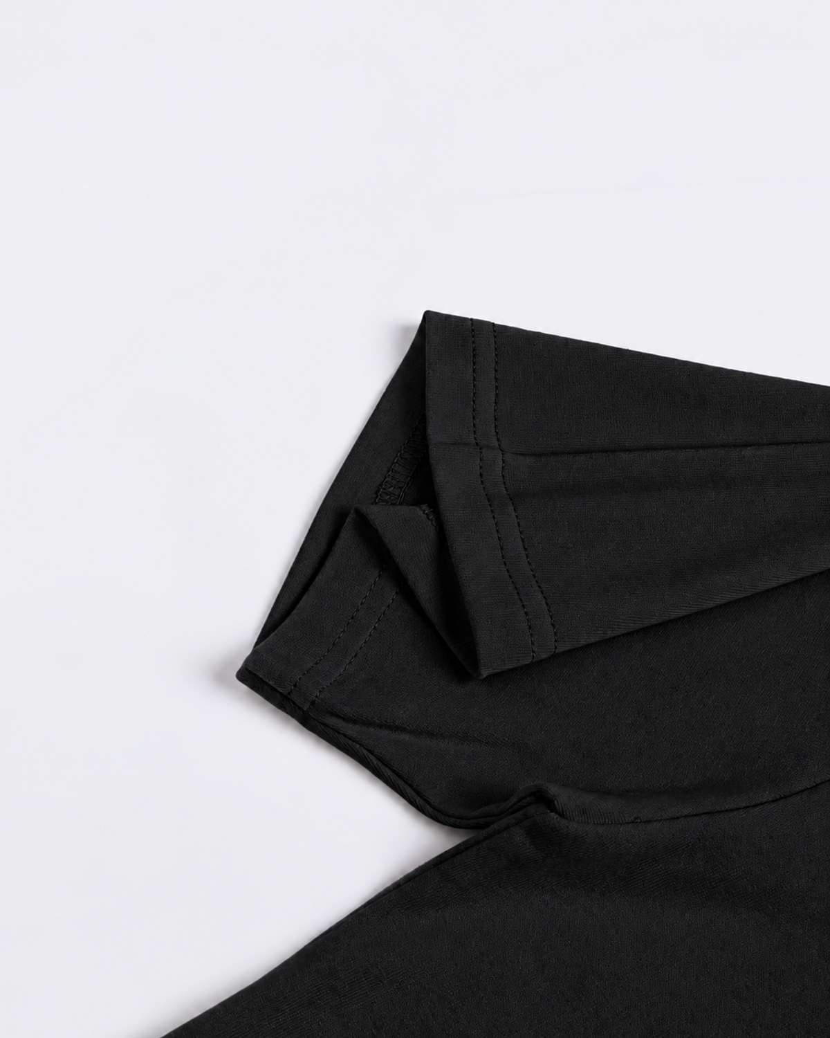 Black Belarté Six Seven T-shirt showing the sleeve and neckline