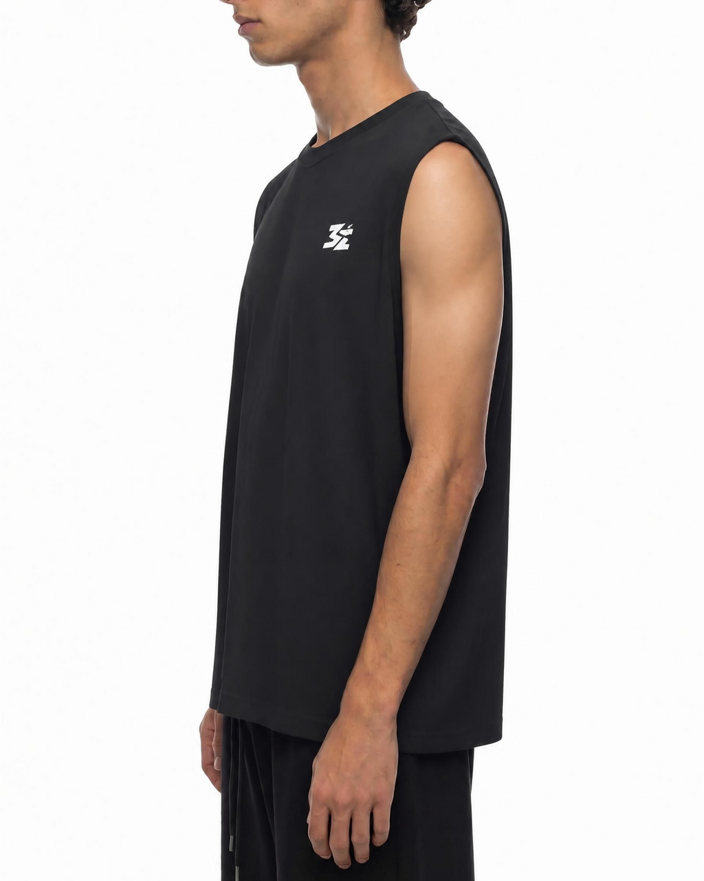 Belarté Black Essential Logo Tank Top
