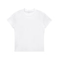 casual fitted tee,basic crop top