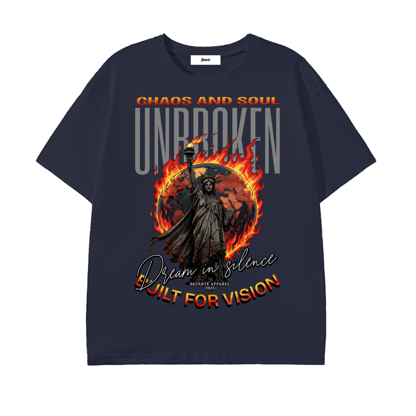 Unbroken Chaos Flame T-Shirt - Belarté