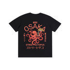osaka street octopus,japanese streetwear,octopus graphic shirt,urban japan design,street art apparel,ramen octopus shirt,osaka fashion,anime street style,japanese culture tee,city inspired streetwear