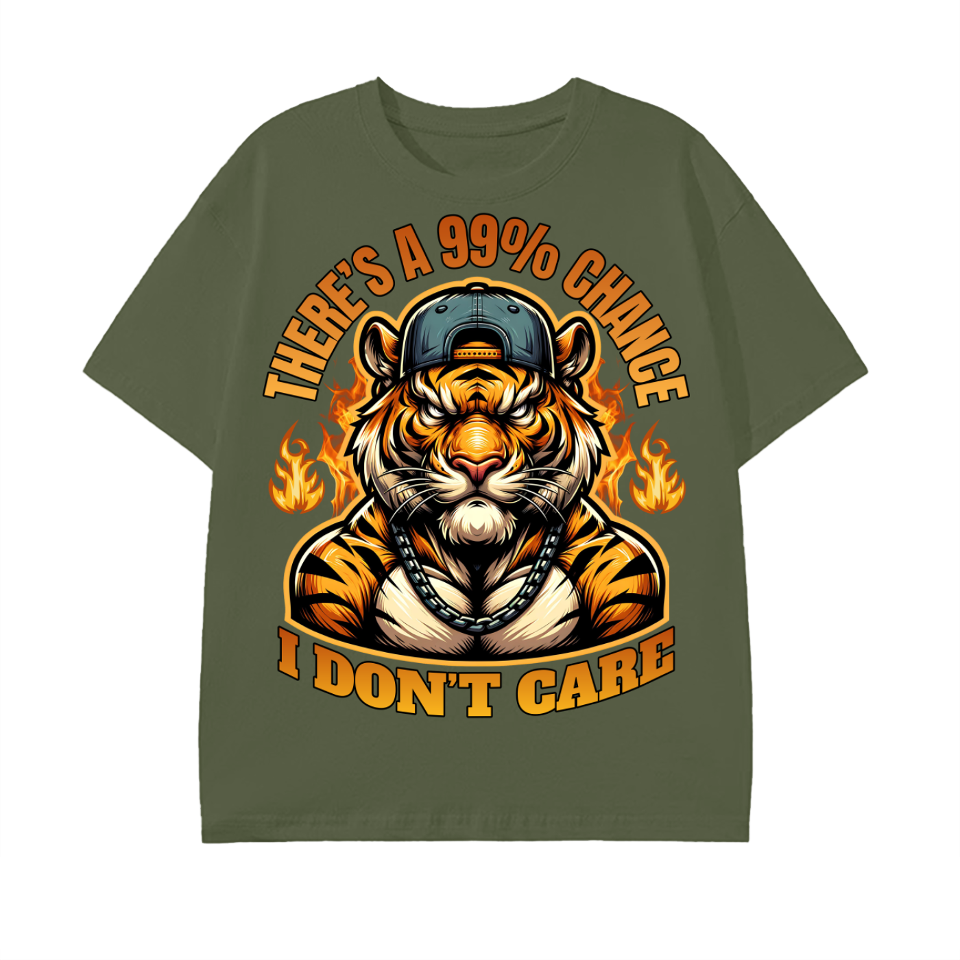 No Mercy Tiger Statement T-Shirt - Belarté