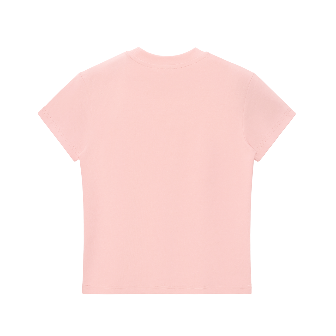 casual fitted tee,basic crop top