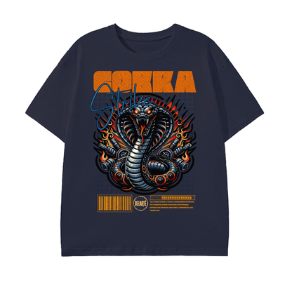 cobra graphic,snake shirt,streetwear art,cyber cobra,flame graphic,urban style tee,bold design shirt,street fashion men,cobra print,belarte shop