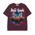 New York Night Taxi T-Shirt - Belarté