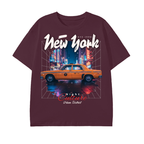 New York Night Taxi T-Shirt - Belarté