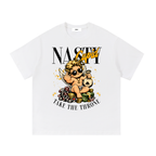 nasty cupid,graphic streetwear,streetwear shirt,urban fashion,graphic apparel,cupid design,money graphic,bold streetwear,statement shirt,street culture