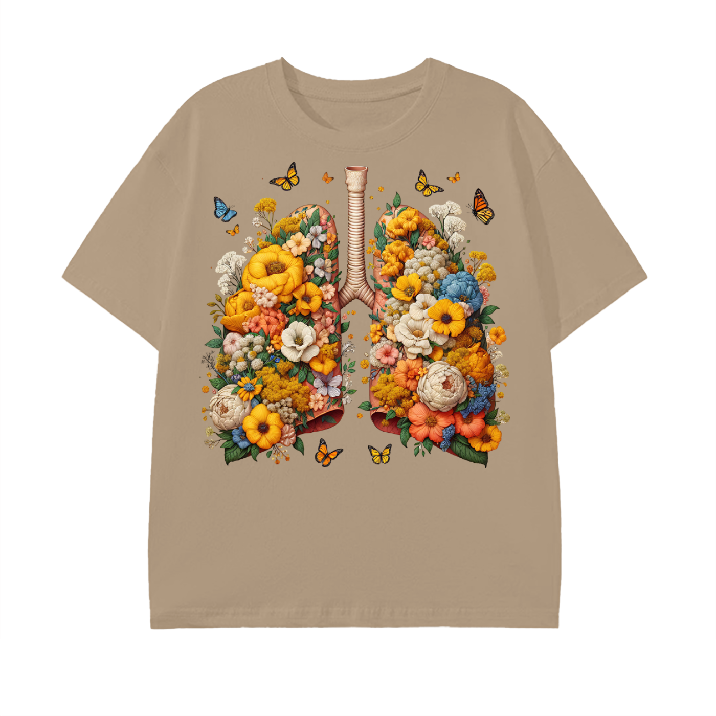 Blooming Lungs Botanical T-Shirt - Belarté