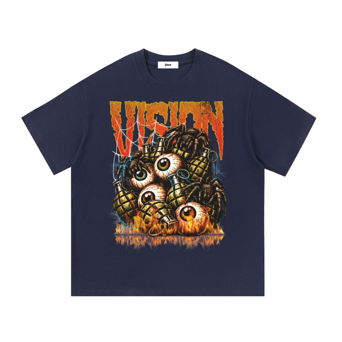 T-shirt grafica in cotone Vision Belarté, vista frontale