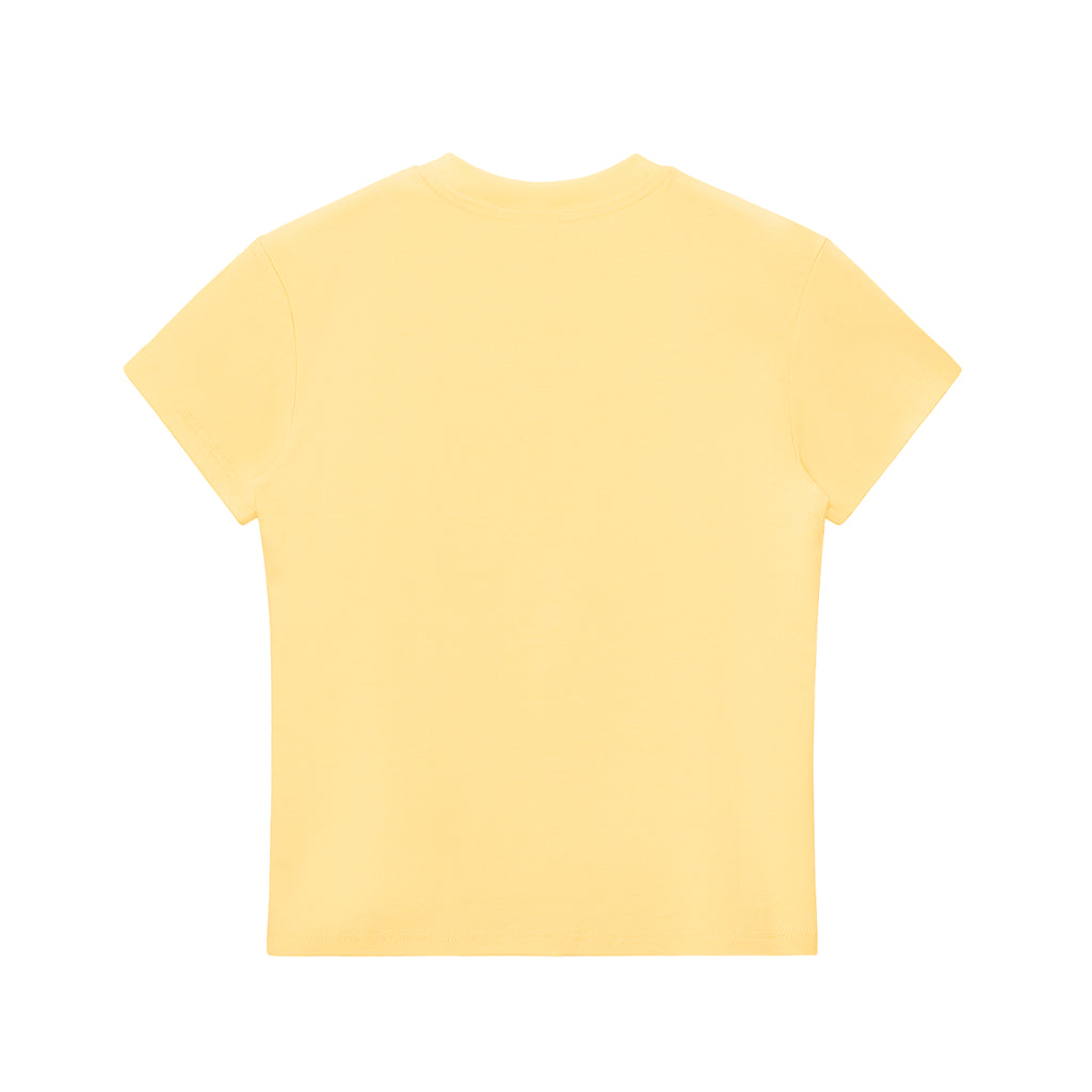 casual fitted tee,basic crop top