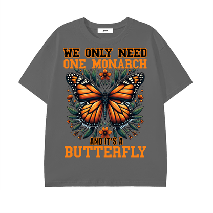 monarch butterfly,butterfly graphic shirt,nature lover apparel,artistic graphic,orange butterfly design,floral graphic shirt,butterfly aesthetic,nature prints clothing,trendy graphic shirt,butterfly art fashion