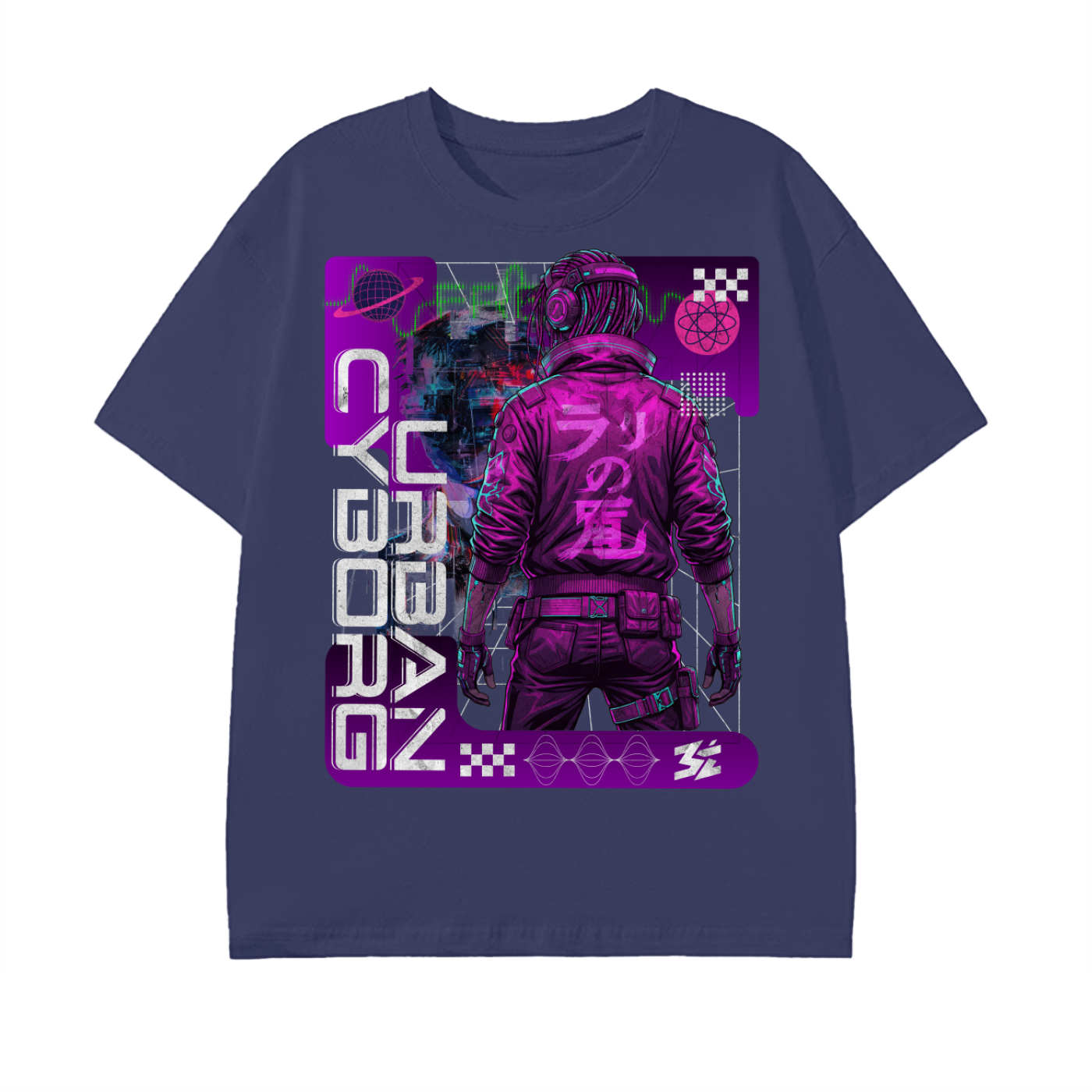 cyberpunk shirt,futuristic streetwear,neon graphic shirt,urban tech fashion,street warrior art,digital culture clothing,dark urban style,gamer fashion shirt,cyber street style,futuristic graphic tee