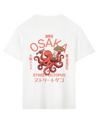 osaka street octopus,japanese streetwear,octopus graphic shirt,urban japan design,street art apparel,ramen octopus shirt,osaka fashion,anime street style,japanese culture tee,city inspired streetwear