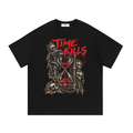 Belarté Time Kills Graphic T-Shirt in black - front graphic view