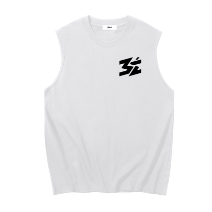 mens tank top,sleeveless tank top,logo tank top,gym tank top,streetwear tank top,minimalist tank top,cotton tank top,summer tank top,casual tank top,white tank top