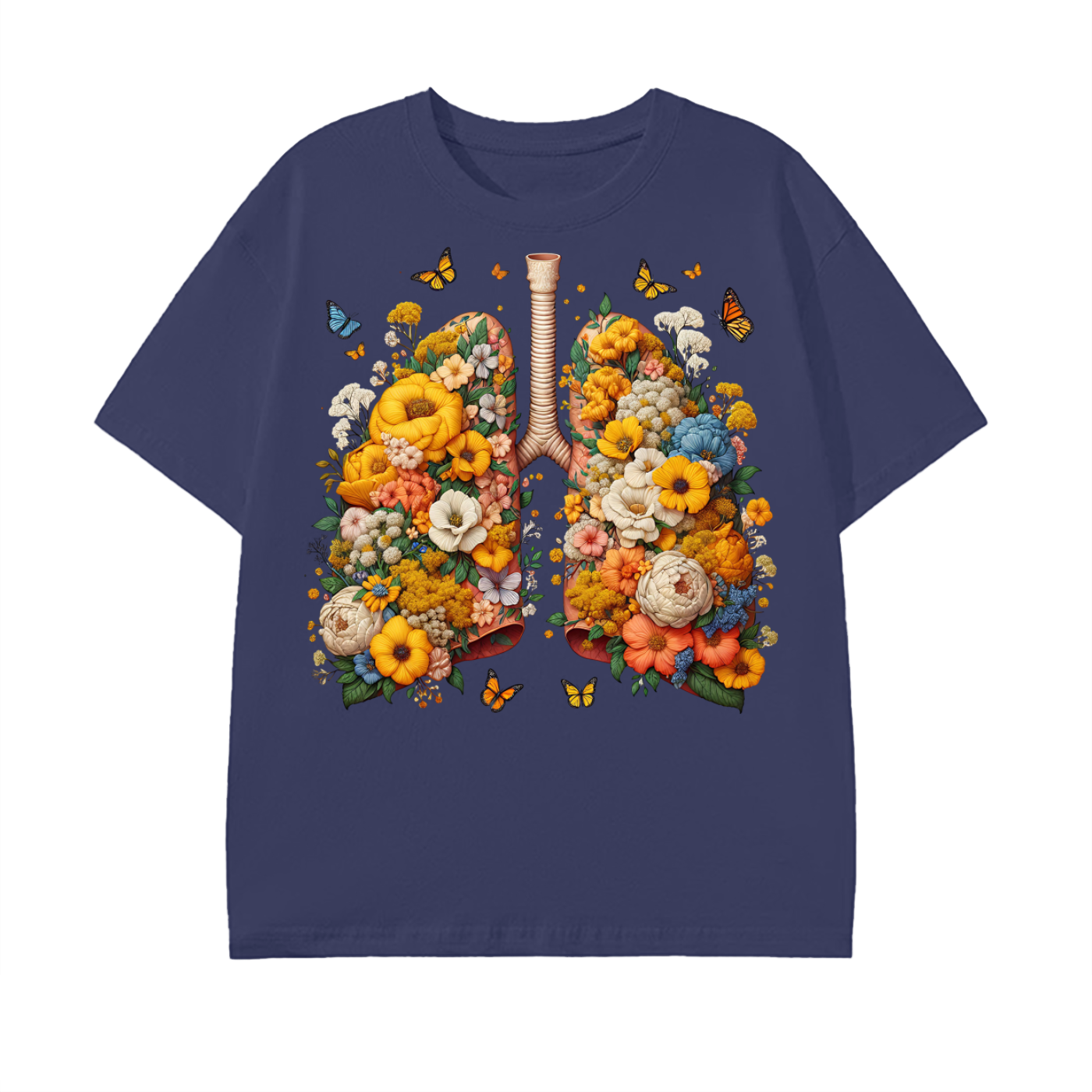 Blooming Lungs Botanical T-Shirt - Belarté