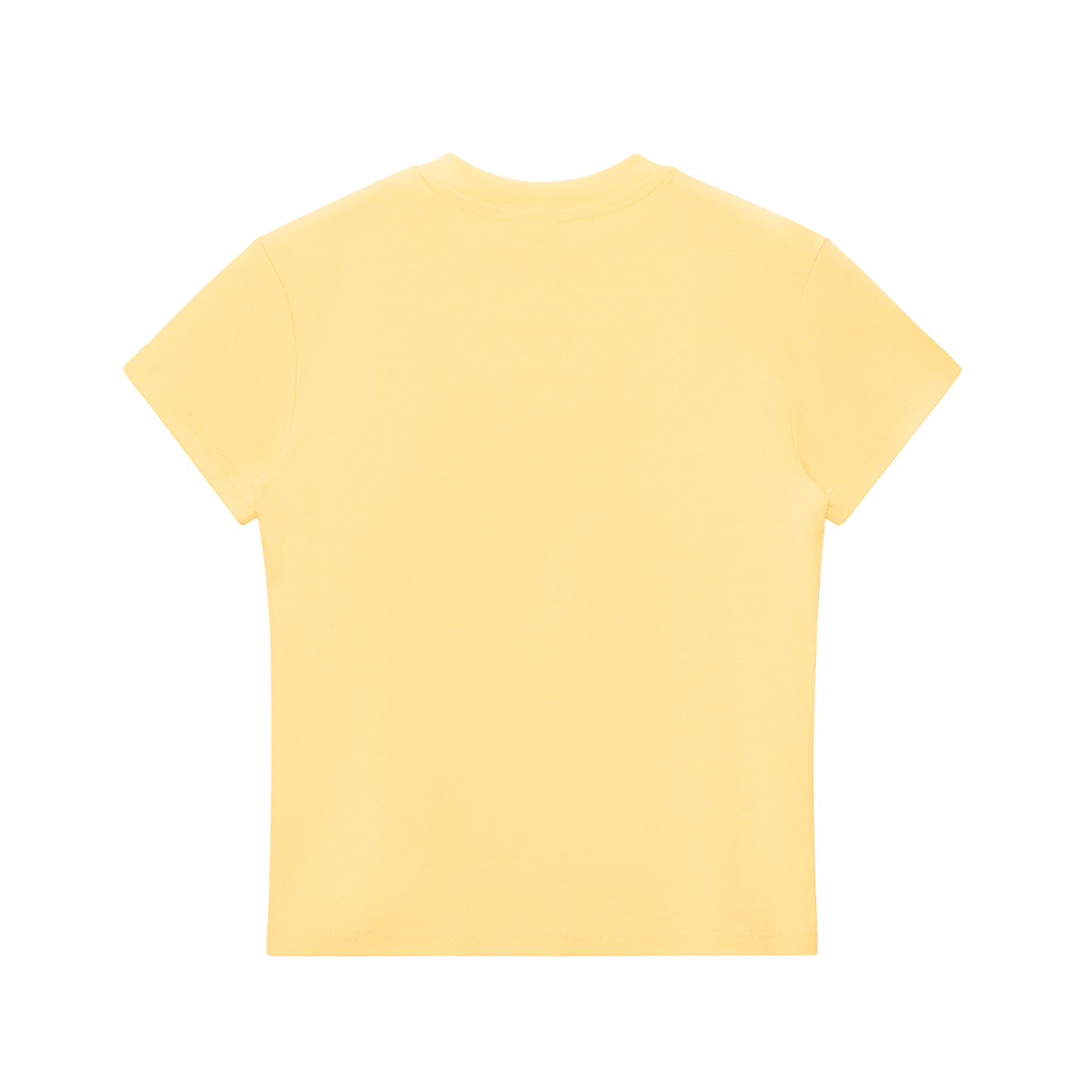 casual fitted tee,basic crop top