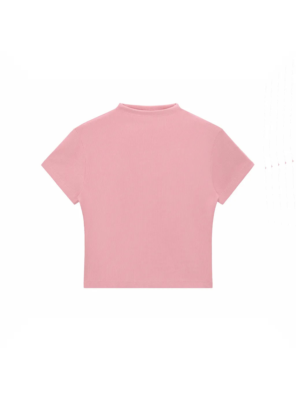 Belarté Femme Slim Fit Mock Neck Crop T-shirt - vue du produit 11