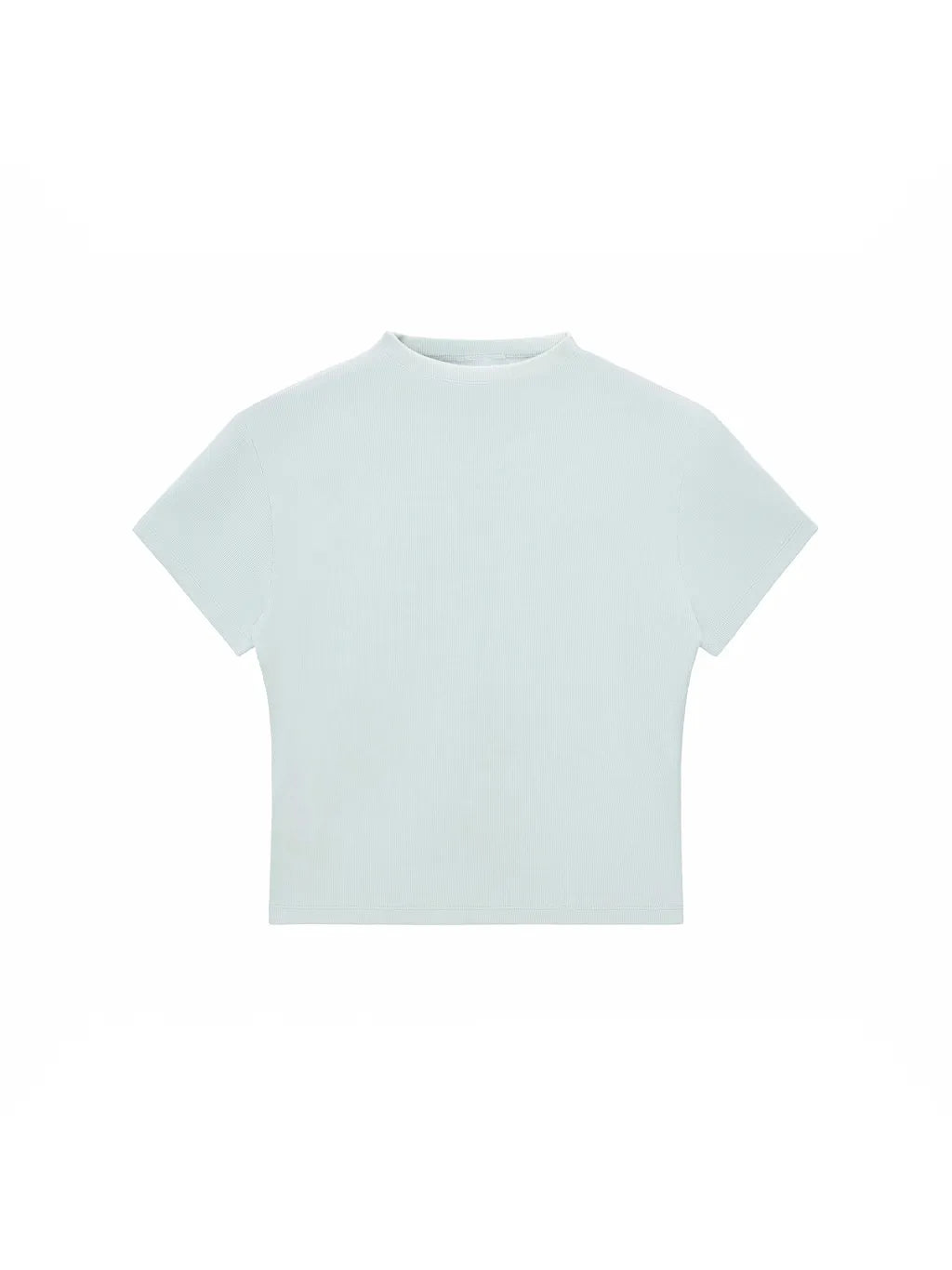 Belarté Femme Slim Fit Mock Neck Crop T-shirt - vue du produit 13