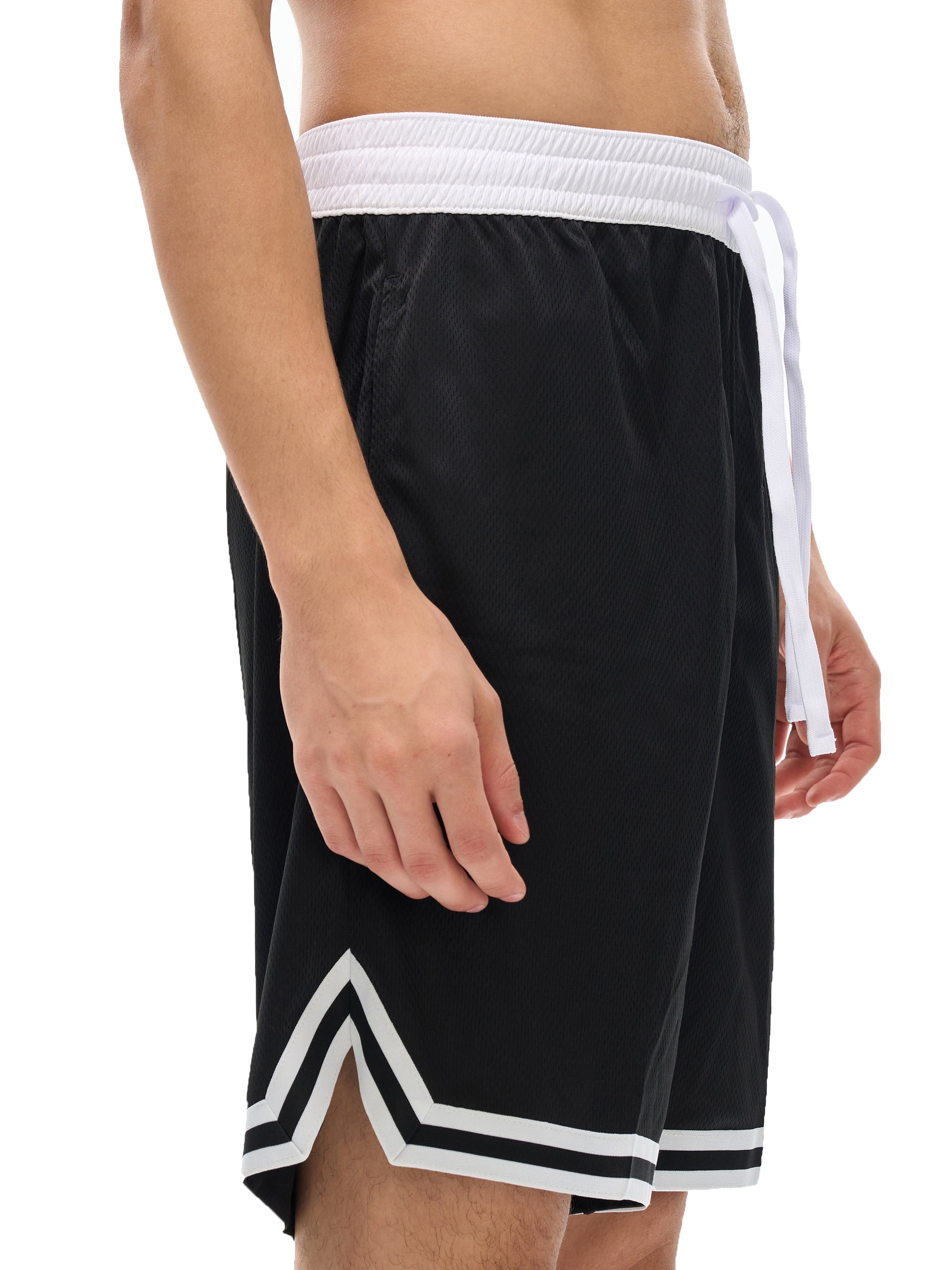 Basketball Stripes Mesh Shorts - Belarté