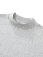 Belarté Essential Fleece Mock-Neck Crew Sweatshirt