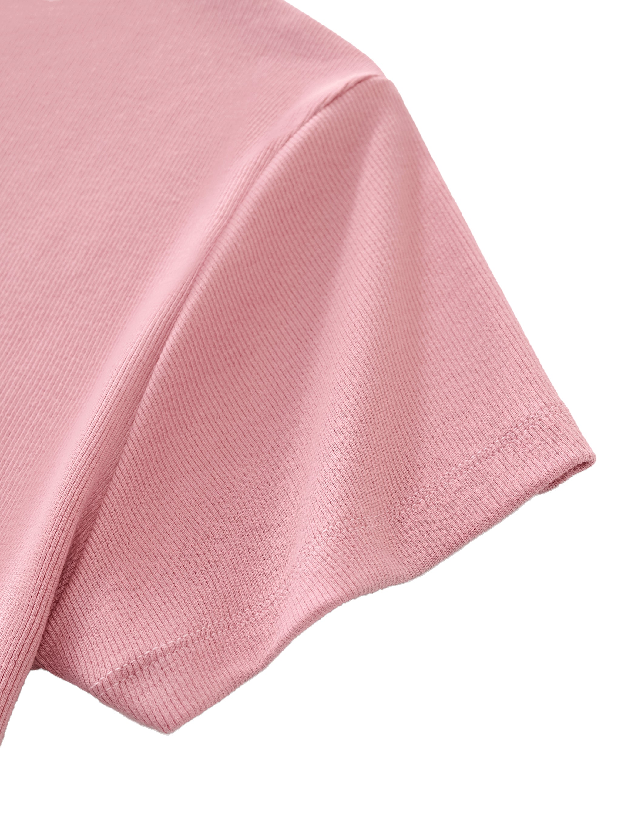 Womens Slim Fit Mock Neck Crop T Shirt - Belarté