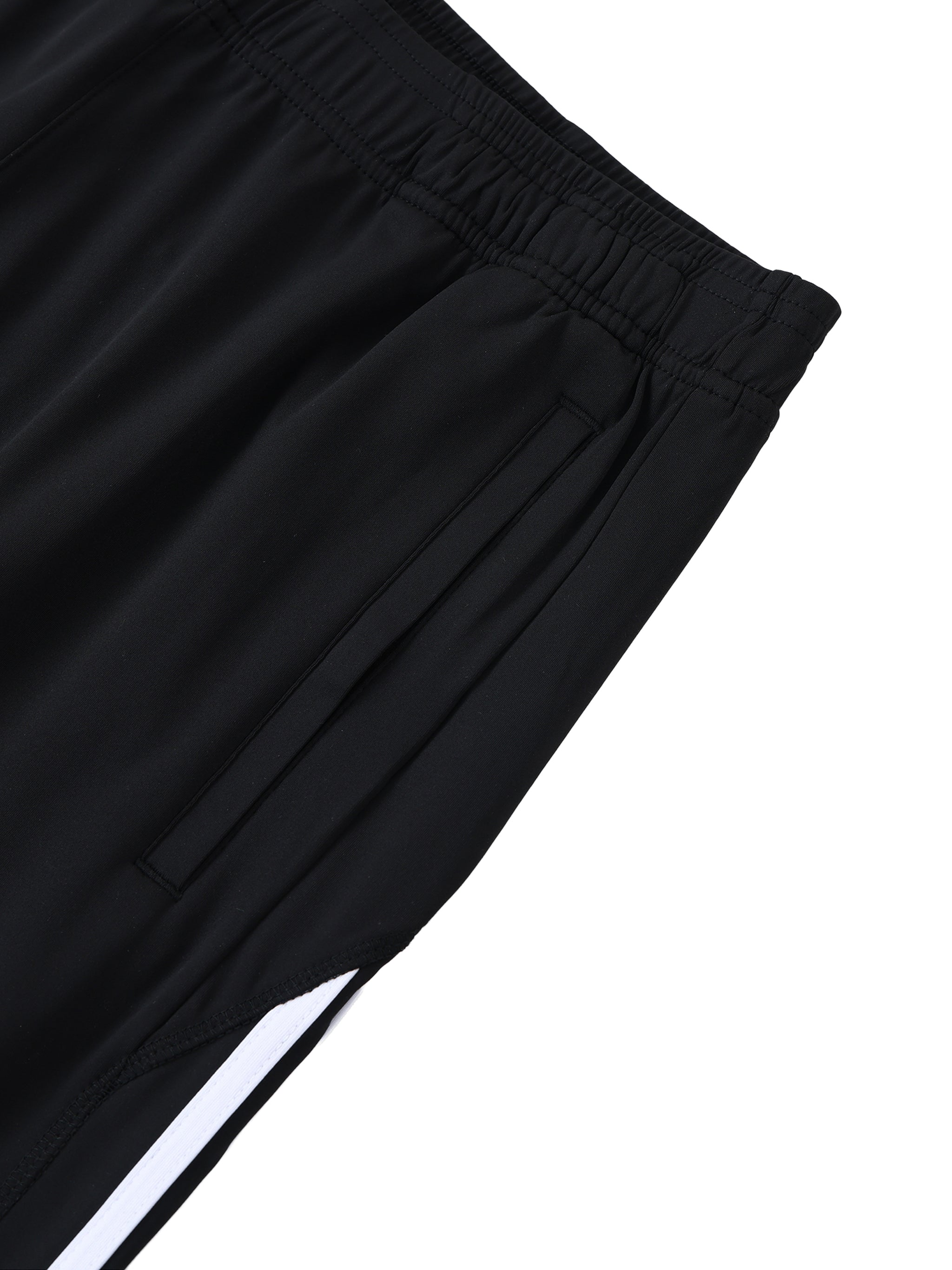 Black Side Stripe Joggers - Belarté