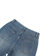 Belarté Women’s Vintage Wash Wide Leg Jeans