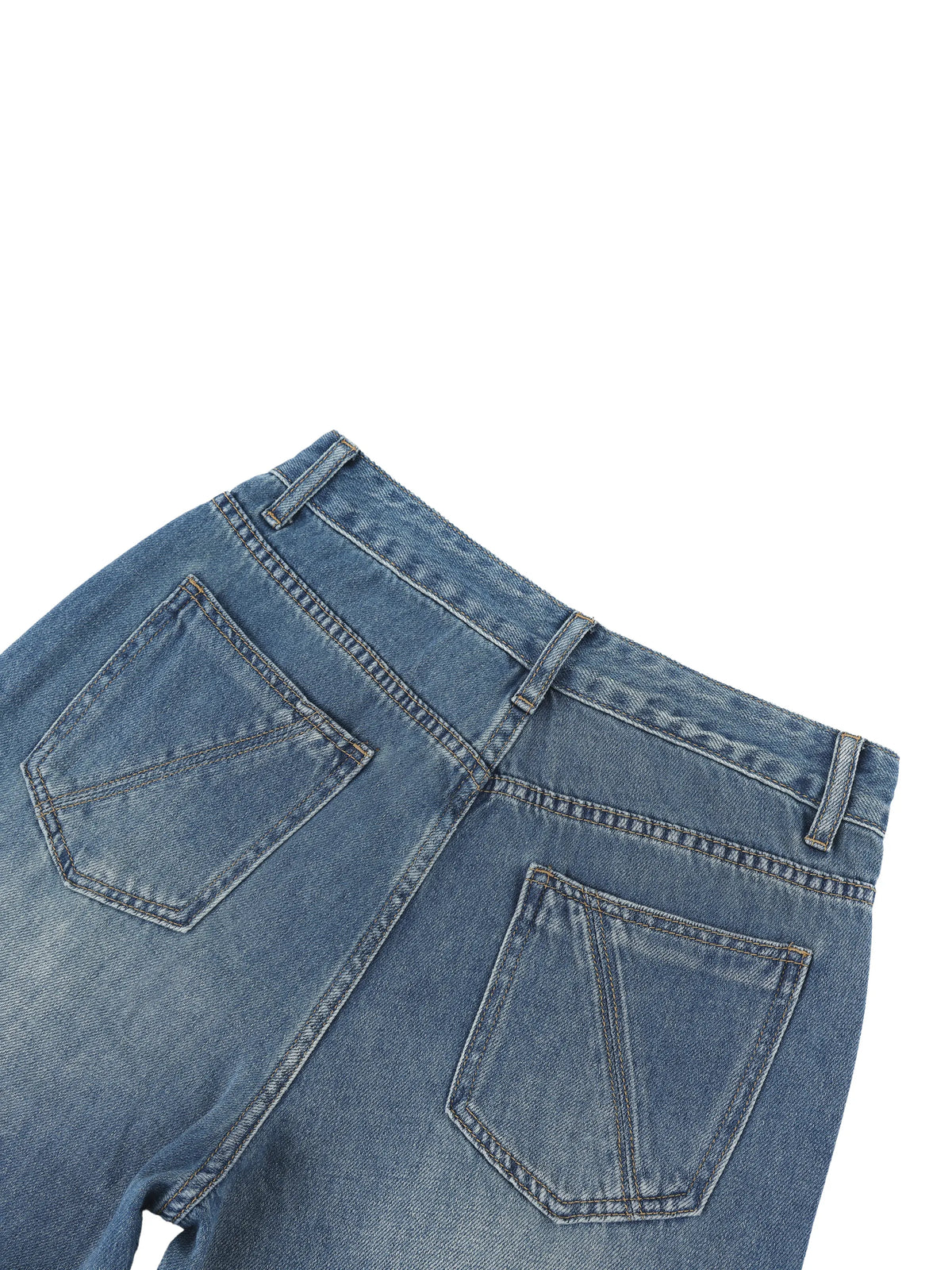 Belarté Women’s Vintage Wash Wide Leg Jeans